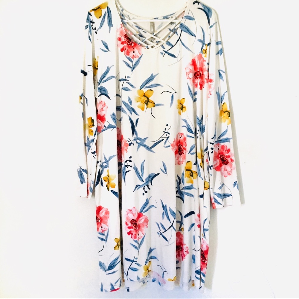 MOA USA Gorgeous Floral Dress, S XL